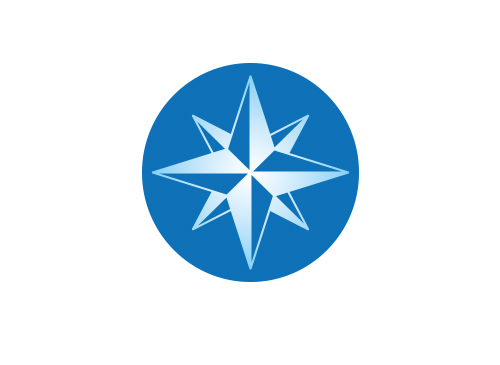 Zeichen, Kompass, Stern, Logo