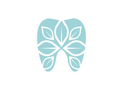 Zahnarztpraxis, Logo, Zahn, Bltter