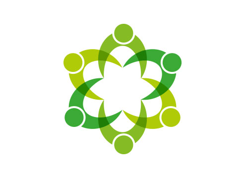 , Logo kaufen, Gruppe, Menschen, Ornament, Mandala, Kreis