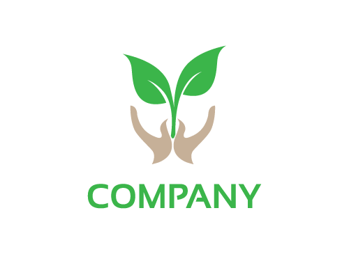 Blatt Logo, Natur Logo, Hnde Logo, Pflege Logo, Garten Logo, Firma Logo, Unternehmen Logo, Beratung Logo, Logo, Grafikdesign, Design, Branding