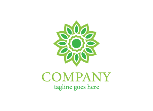 kologie Logo, Blume Logo, Natur Logo, Wellness, Spa, Kosmetik, Massage, Hotel