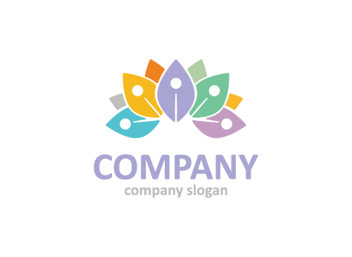 kologie Logo, Lotus Logo, Yoga Logo, Blume Logo, Natur Logo, Wellness, Spa, Kosmetik, Massage, Hotel