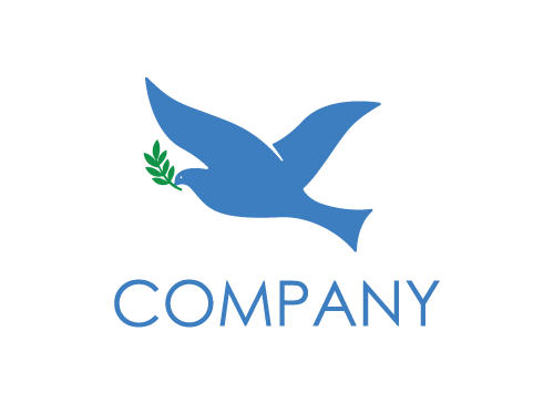 Taube Logo, Gott Logo, Glaube Logo, Christentum Logo, Jesus Logo, Frieden Logo