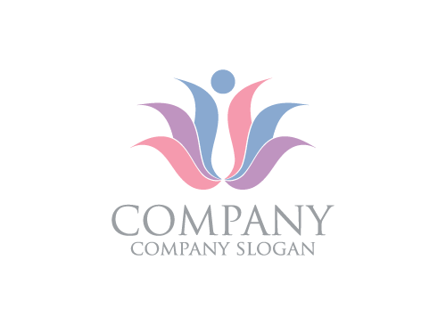 kologie Logo, Blume Logo, Natur Logo, Wellness, Spa, Kosmetik, Massage, Hotel