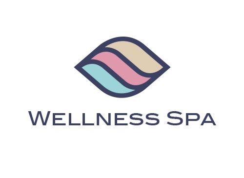 Zeichen, Signet, Symbol, Muschel, Wasser, Sand, Wellness, Spa, Logo