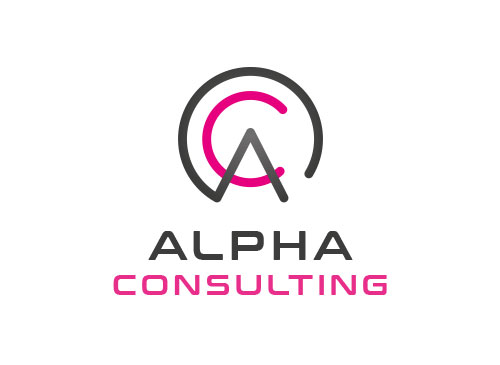 , Zeichen, Signet, Logo, Buchstabe, A, C, Alpha, Consulting