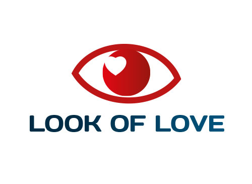 Zeichen, Signet, Skizze, Logo, Auge, Optiker, Augenarzt, Herz, Dating