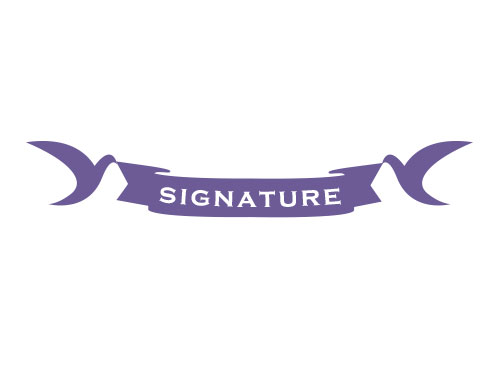 Zeichen, Signature, Banner, Vgel, Logo