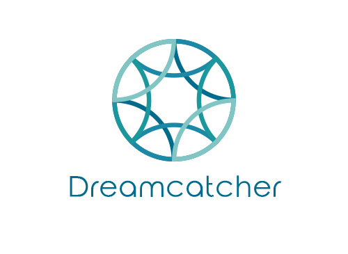 , Traumfnger, Dreamcatcher, Kreis, Logo