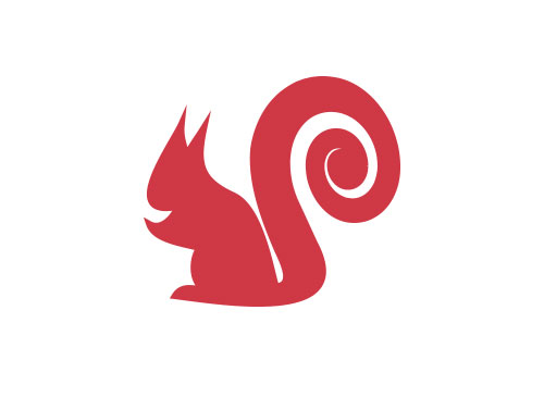 Zeichen, Zeichnung, Signet, Spirale, Squirrel, Eichhrnchen, Logo