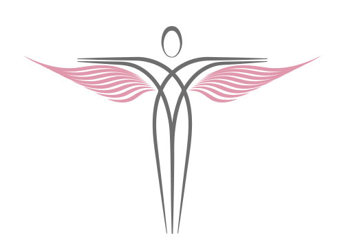  Zeichen, Zeichnung, Mensch, Frau, Flgel, Frauenarztpraxis Logo