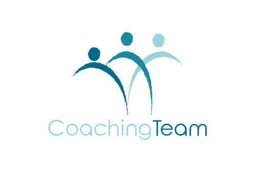 Zeichen, Signet, Menschen, Gruppe, Team, Coaching, Logo