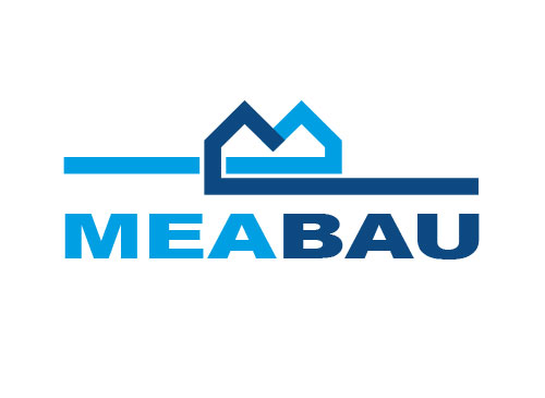 Zeichen, zweifarbig, Zeichnung, Haus, M, Logo