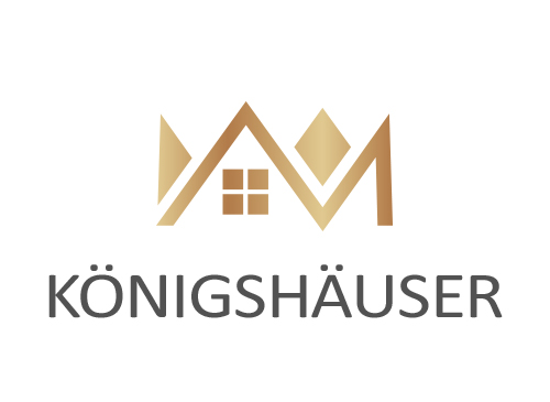 Zeichen, Signet, Logo, Krone, Haus