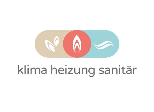 Zeichen, Signet, Symbol, Klima, Heizung, Sanitr, Klempner, Logo