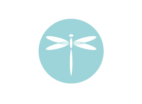 , Zeichen, Signet, Libelle, Kreis, Logo
