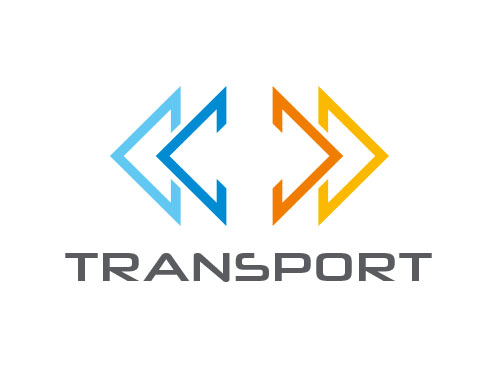 Zeichen, Signet, Logo, Abstrakt, Logistik, Transport, Pfeil, Dreieck