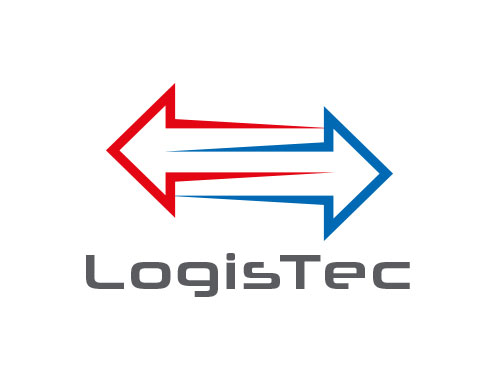 Zeichen, Signet, Logo, Abstrakt, Logistik, Transport, Pfeile