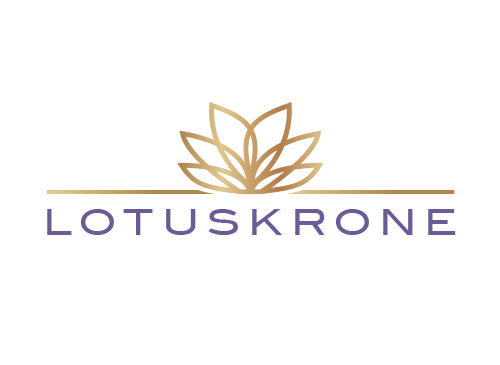 Zeichen, Signet, Krone, Lotus, Blume, Arztpraxis, Logo