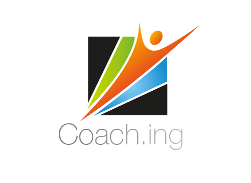 Zeichen, Signet, Logo, Mensch, Coaching, Sport, Physiotherapie, Sportarzt, Arztpraxis