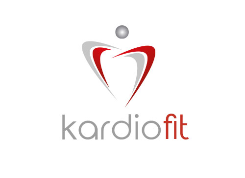 , Mensch, Herz, Physio, Kardiologie, Logo