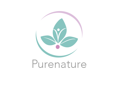 , Logo, Arzt Logo, Mensch, Yoga, Physiotherapie, Wellness, Natur, Blatt