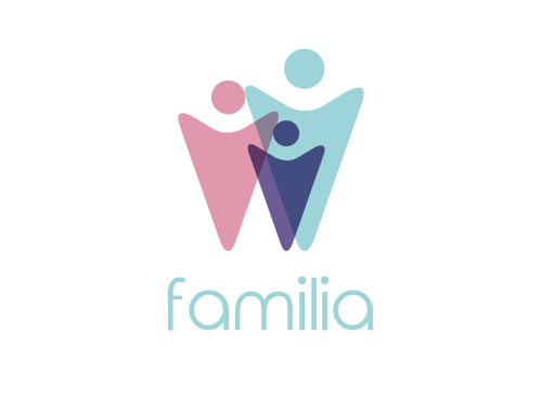 , Menschen, Gruppe, Familie, Kind, Logo