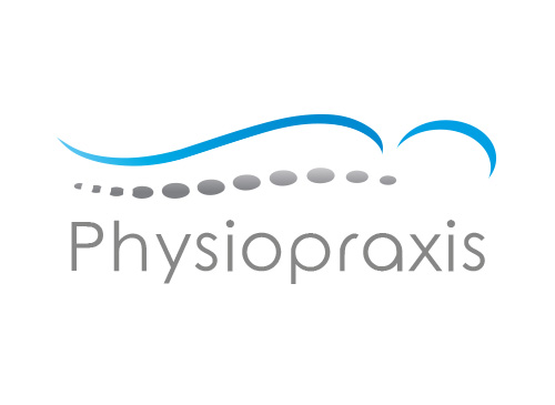 Zwei Farben, Zeichen, Physiotherapie Logo, Orthopdie Logo, Moderne Logos