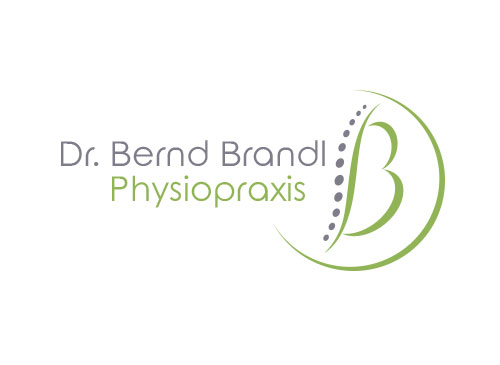 Zeichen, zweifarbig, Physiotherapie, Praxis, B, Logo