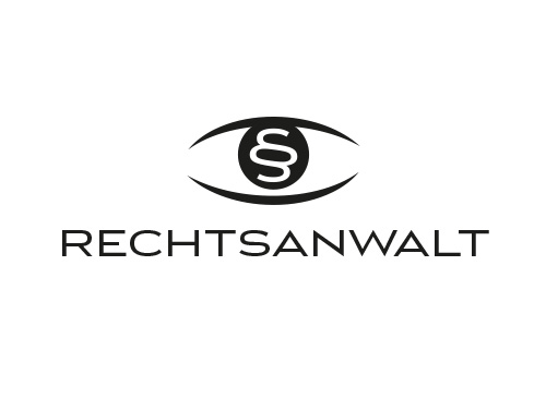 , Zeichen, Symbol, Signet, Anwalt Logo, Rechtsanwalt Logo, Auge