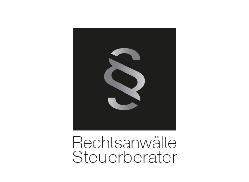 , Zeichen, Signet, Logo, Rechtsanwalt, Steuerberater, Paragraph, Quadrat, Silber