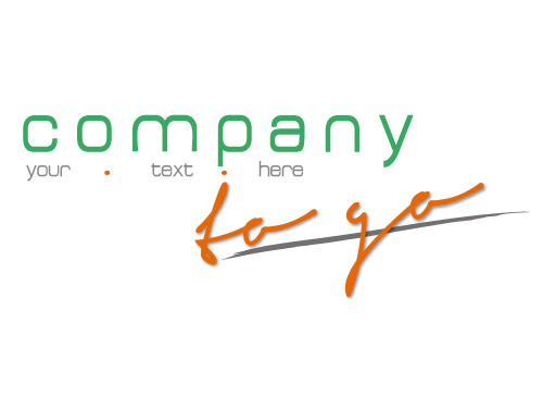 Logo fr ein Restaurant, welches sein essen zum mitnehmen anbietet