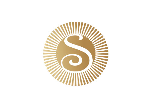 Zeichen, Signet, Symbol, Sonne, Gold, Strahlen, Kreis, S, Logo