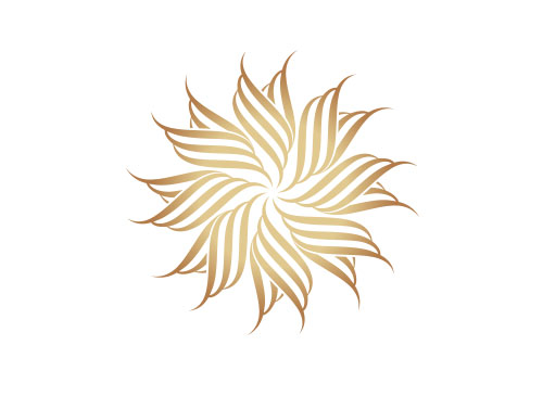 , Zeichen, Symbol, Signet, Sonne, Stern, Ornament, Gold, Hotel, Logo