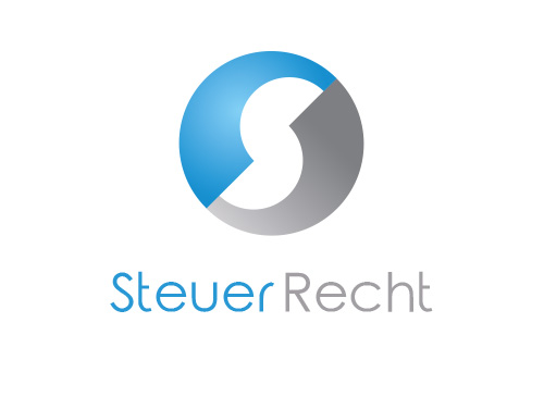 Zeichen, zweifarbig, Signet, Symbol, Segmente, Steuerberater, Rechtsanwalt, S, Logo