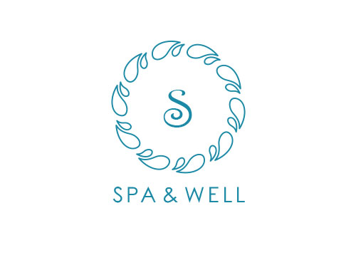 Zeichen, Signet, Symbol, S, Wasser, Tropfen, Klempner, Spa, Wellness, Logo