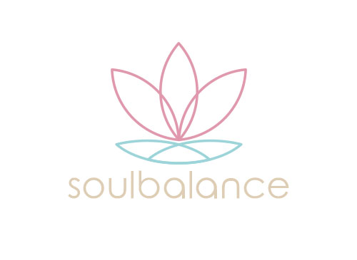 Zeichen, zweifarbig, Signet, Symbol, Yoga, Meditation, Lotus, Blume, Wellness, Logo