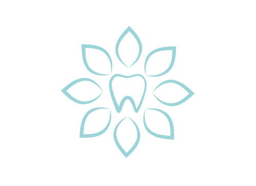 Zeichen, Zeichnung, Zahn, Zahnarzt, Blume, Logo