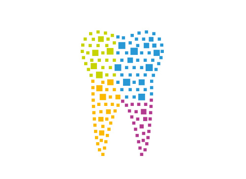 Zhne, Zahnrzte, Zahnpflege, Zahnmedizin, Zahnarzt, Zahn, Quadrate, Logo
