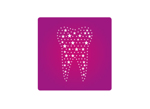 Zhne, Zahnrzte, Zahnpflege, Zahnmedizin, Zahnarzt, Zahn, Sterne, Logo