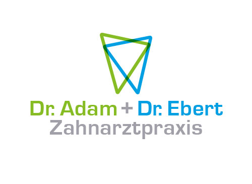 Zeichen, zweifarbig, Zahn, Zahnarzt, Zahnarztpraxis, Gemeinschaftspraxis, Logo