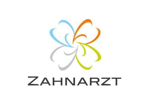 Zhne, Zahnrzte, Zahnarztpraxis, Zahnarzt, Zahn, Blume, Logo