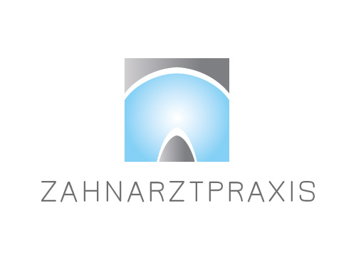 Zweifarbig, Zeichen, Signet, Logo, Zahn, zahnarztpraxis, Dentallabor