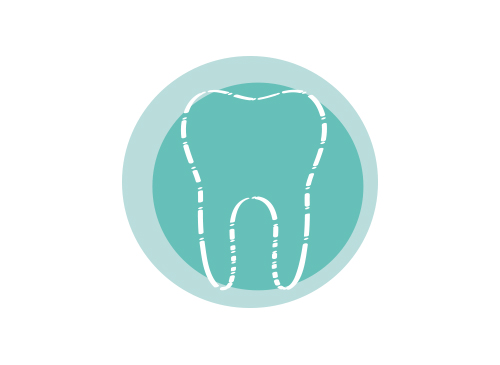 Zhne, Zahnrzte, Zahnmedizin, Zahnpflege, Zahnarzt, Zahn, Logo, Punkt, Linie, Kreis