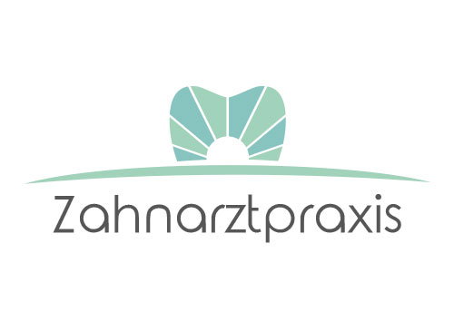Zahnarzt, Logo, Horizont, Sonne