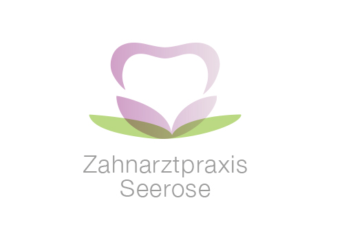 Zhne, Zahn, Zahnarztpraxis, Logo, Dental Care, Seerose, Lotusblte