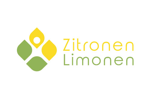 Zeichen, zweifarbig, Zeichnung, Zitronen, Limonen, Mensch, Logo