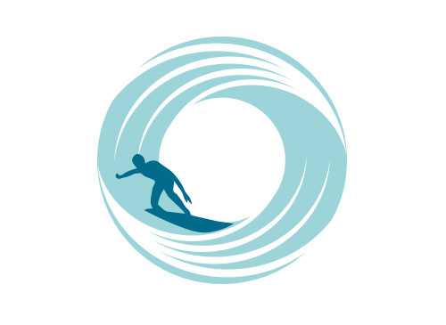 Surf Logo, Tube, Wasser, Welle, Sport, Surfing