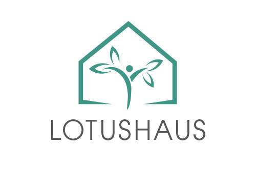, Arzt Logo, Praxis Logo, Haus Logo, Arztpraxis Logo, Mensch, Natur Logo