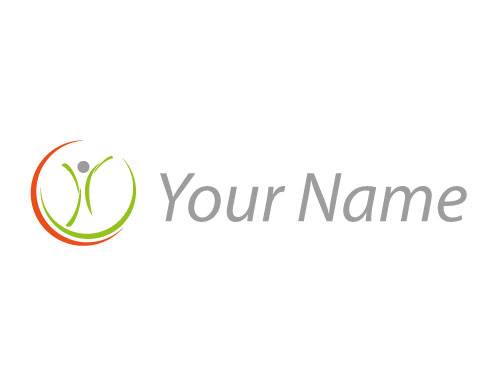 , komedizin, Person und Kreis, Mensch, Logo